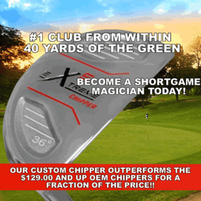 #1 SHOT SAVER MARXMAN WIZARD CHIPPER X-ACT GOLF CLUB -TOP CLUB AROUND THE GREEN