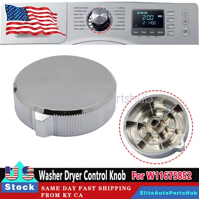 W11675852 for Whirlpool Maytag Washer Dryer Knob NEW
