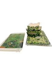 St. Patrick Day Tablecloth and Snack Trays