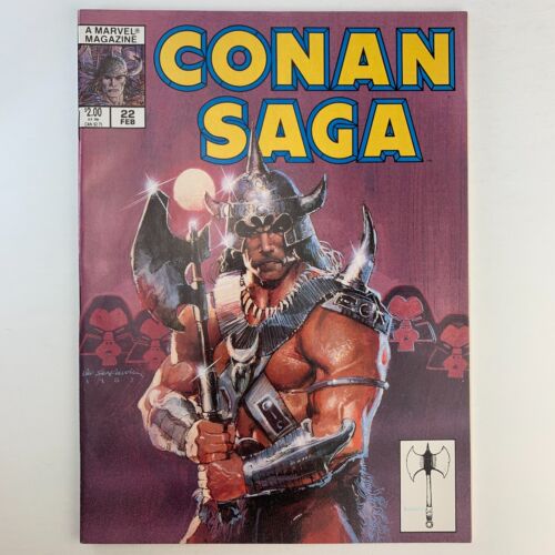 CONAN Saga February 1989 # 22 Comic, Marvel Magazine - Picture 1 of 3