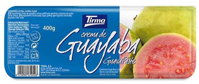 Pasta de Guayaba Tirma 400 g – Dulce Tradición Canaria