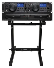 Gemini CDX-2250i DJ Dual Two Deck CD/MP3 Media Player+Adjustable Stand