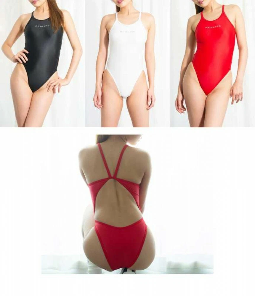 REALISE N-0331 Triangle Back Swimsuit Double Calendering Processing JPN  Tracking | eBay