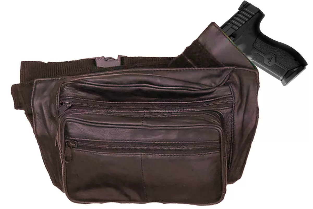 Concealed carry outlet fanny pack leather