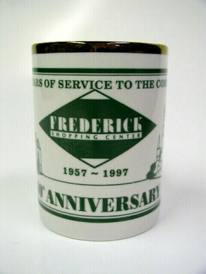 40TH Anniversary Frederick Shopping Center 1957-1997 Mug/Cup Frederick Md 