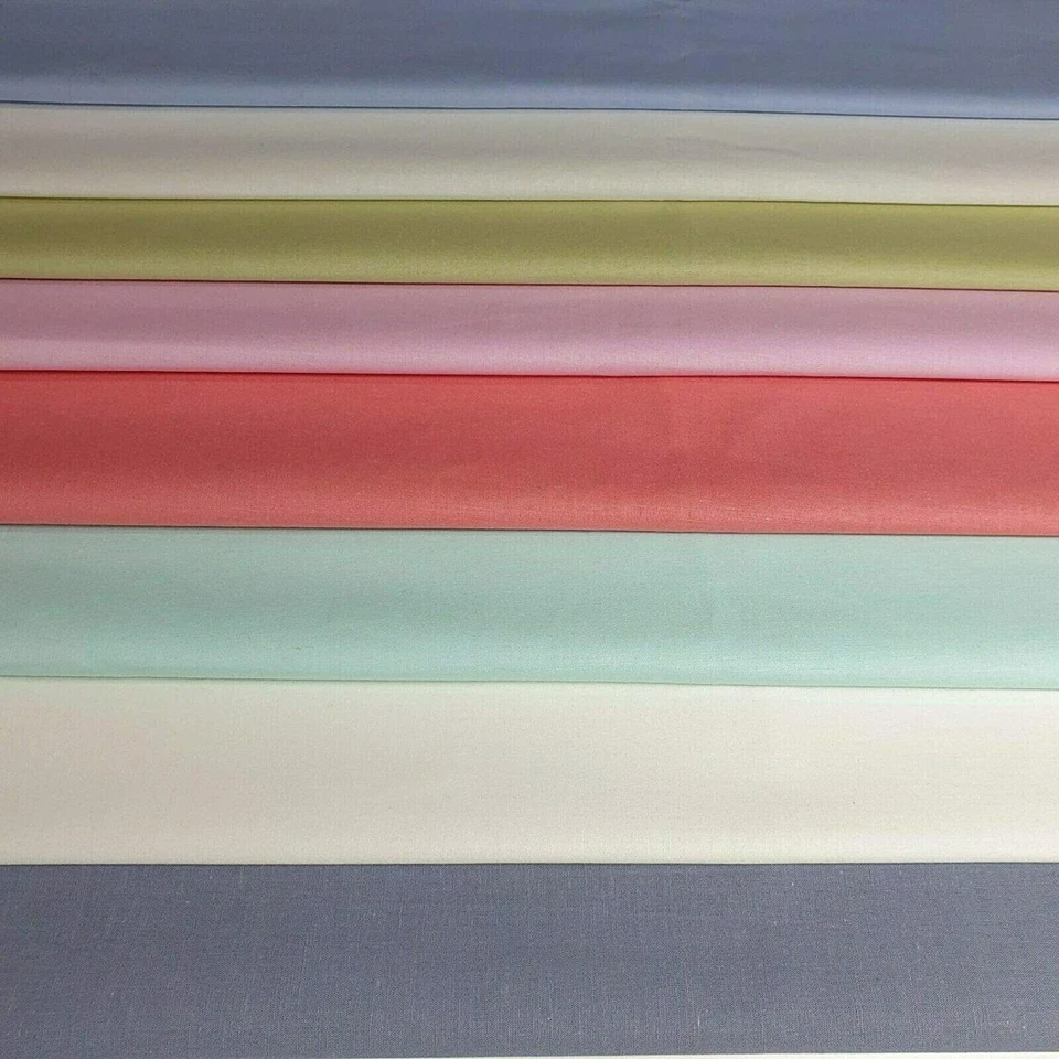 Polycotton 8 Colors 50x50cm Fat Quarter Bundle Quilting Patchwork Craft Fabric - Image 2 of 2