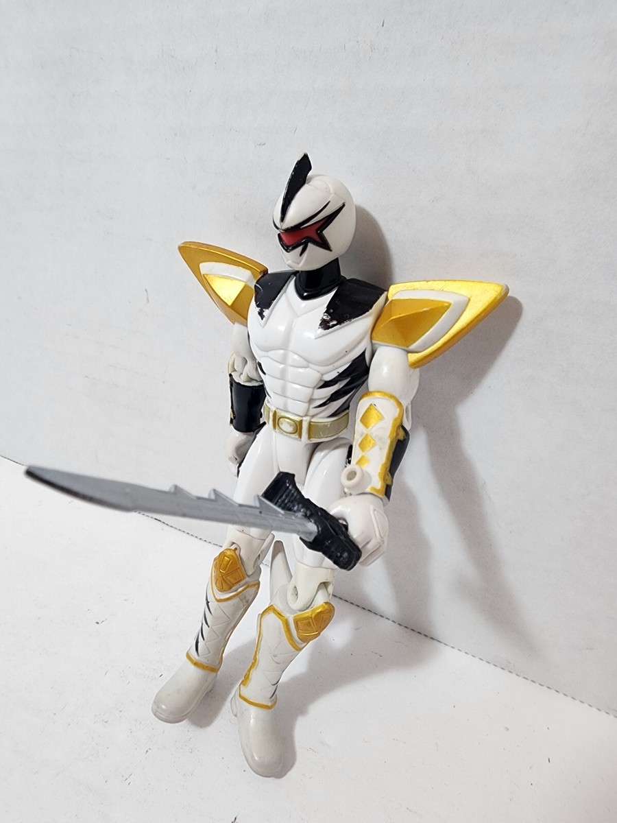 2003 Bandai Dino Thunder White Quadro-Battlized Power Ranger- 6