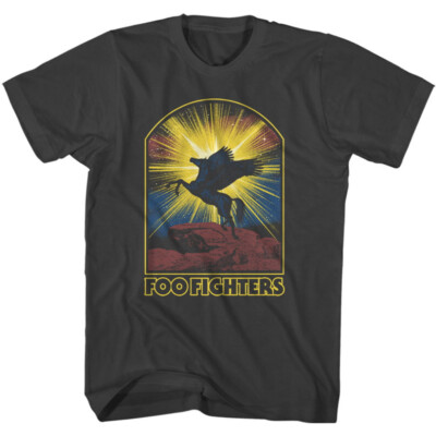 Foo Fighters 'Pegasus' (Schwarz) T-Shirt - NEU & OFFIZIELL!