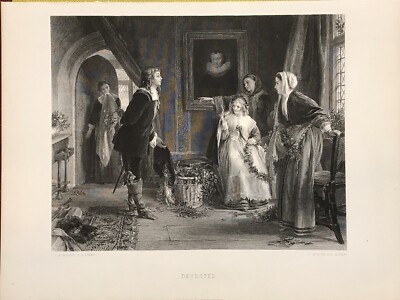 Antique Engraving  Detected  by L. Stoke after J. C. Horsley 1888