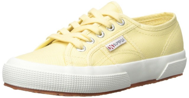 pale yellow sneakers