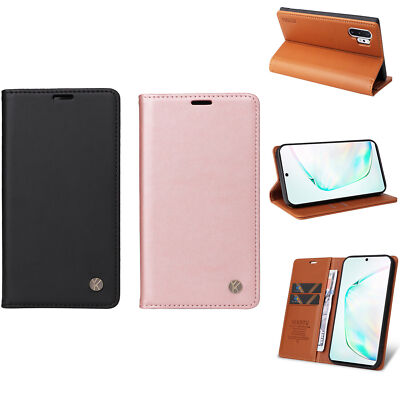 Leather Flip Cover Vivo Y20 Pouch Leather For Vivo Y20 Y15 Y17 Y21