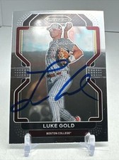 Luke Gold Signed 2022 Prizm Draft PDP147 Detroit Tigers