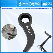 Tool Crowbar Adapter Head Drive Ratchet or Open End Wrench  Axle Shaft Removal