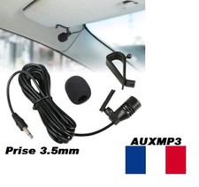 Microphone 3,5MM POUR AUTORADIO PIONEER ALPINE JVC SONY KENWOOD clarion france