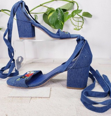 KENNETH COLE REACTION Denim Embroidered 