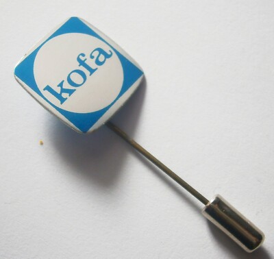 P452) Kofa Logo Vintage Werbeabzeichen Krawatte Anstecknadel