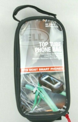 Bell Top Tube Phone Bag Weather Resistant & Reflective Store Extra Gear Inside  