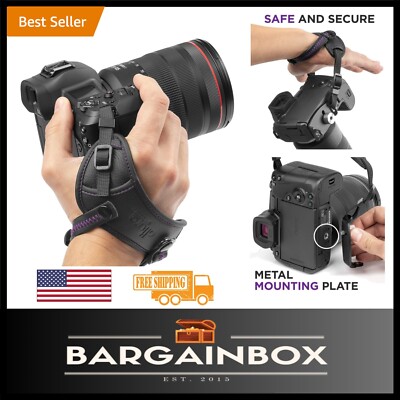 PU Leather Camera Hand Strap - Perfect for Photographers on the Go