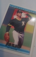 Joseph Charles Klink  Bassebal Card #183      #37