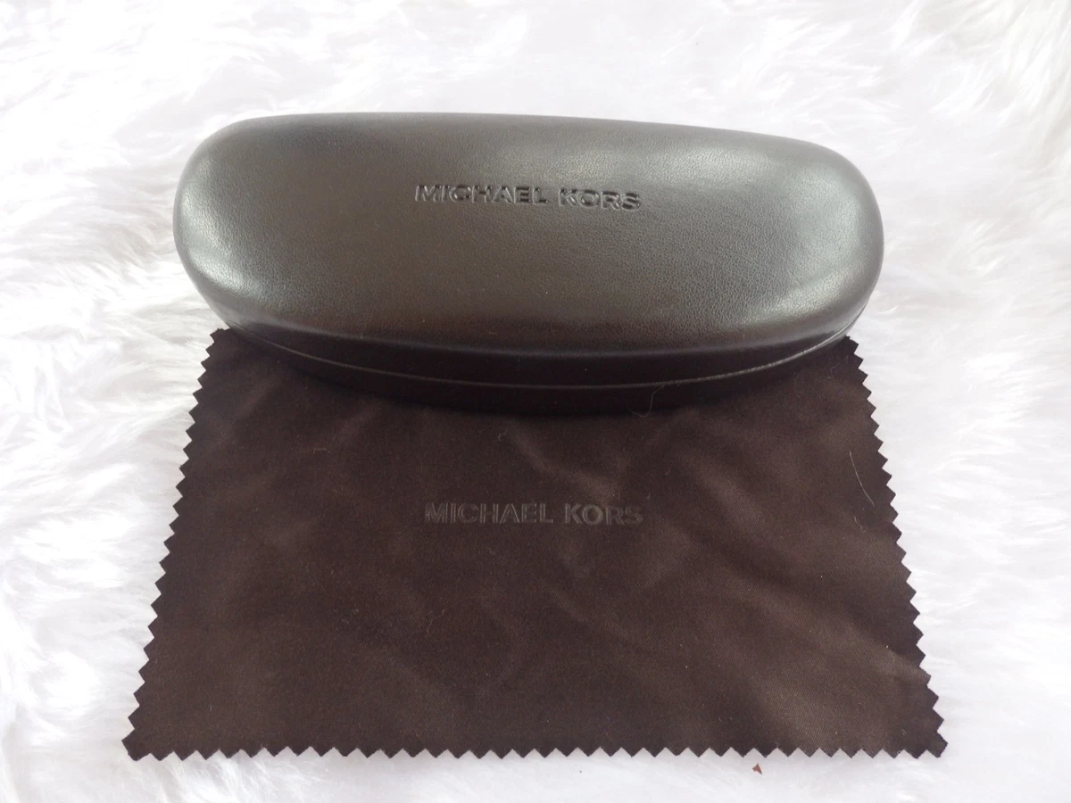 LOT OF 10 Michael Kors Brown Cases & Microfiber Cloth for Eyeglasses Sunglasses MICHAEL KORS Glasses or Sunglasses Case With Cleaning Cloth  main image 3