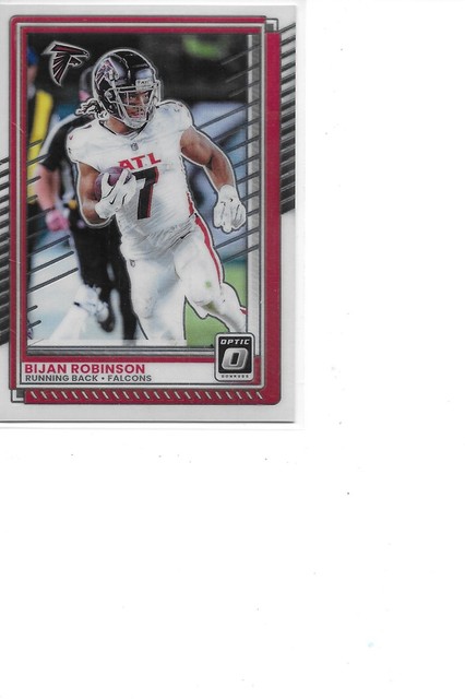 2025 Donruss Optic Bijan Robinson Atanta Falcons Football Card #118