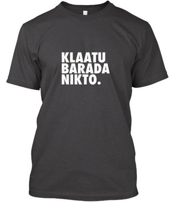 Klaatu Barada Nikto - Premium T-Shirt Made in the USA Size S to 5XL