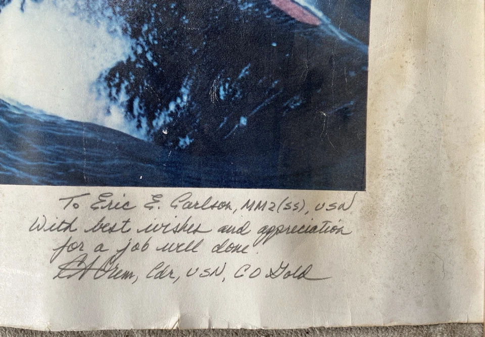 USS Simon Bolivar SSBN 641 Poster Navy Submarine Nuclear Ballistic Signed - Image 4 of 4