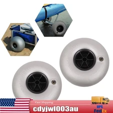 10" Beach Cart Inflatable Balloon Wheels - 20mm Replacement Sand Tires 2 Pack