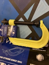 #bh642 Wilton NEW 14302, 404SF, 4" Hi-Vis C-Clamp, 3-1/4" Throat Depth