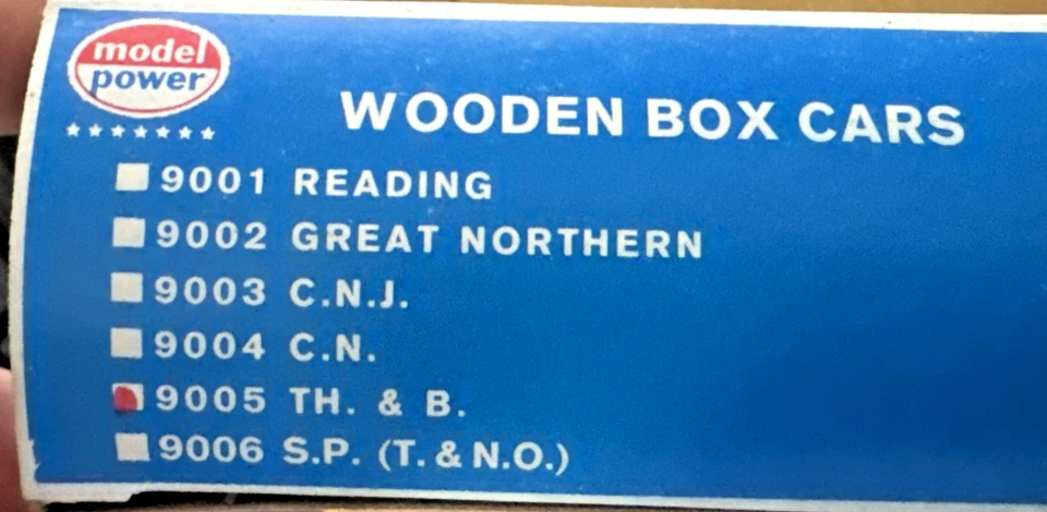Model Power 7957 HO scale 40' Toronto, Hamilton & Buffalo Canadian Box Car NOS - Image 4 of 4