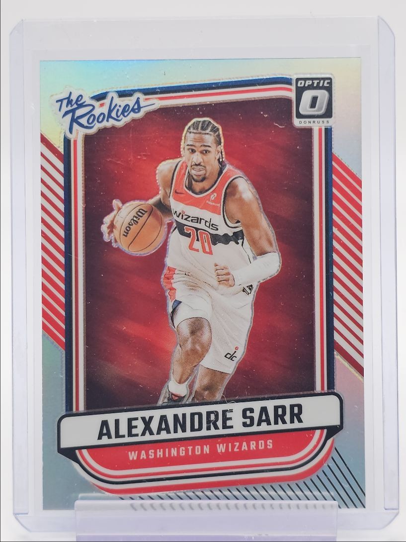 ALEXANDRE SARR 2024-25 DONRUSS OPTIC THE ROOKIES HOLO PRIZM RC Q3701