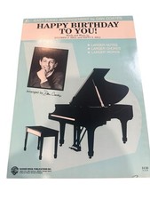 Happy Birthday To You Dan Coates Piano Bill Clinton Marilyn Monroe VTG