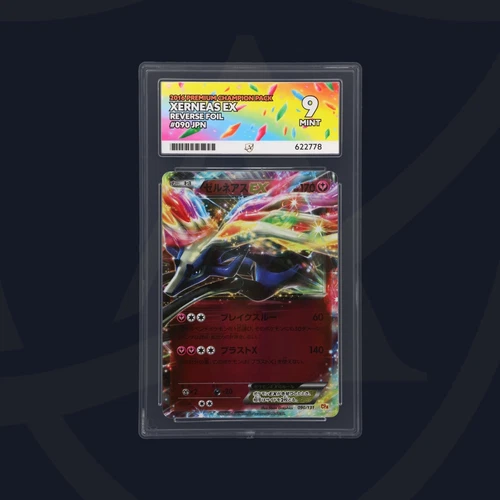 Xerneas ex Premium Champion Pack Japanese 090/131, ACE 9 Graded Pokemon Card