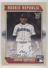 2019 Topps Big League Rookie Republic Auto Justus Sheffield #RRA-JS Auto 2r8