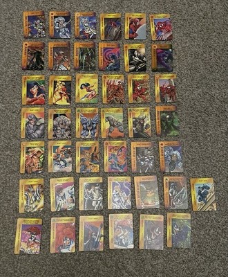 43 Random Marvel Overpower Special Ability Cards