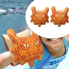 Tiger Shaped Swimming Armbands for Child Adults Summer Tube Armlets Beach