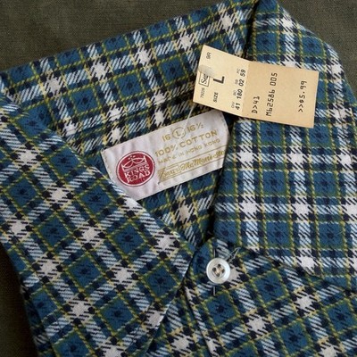 Lot (2) Deadstock Vintage Sears Kings Road 100% Cotton Flannel