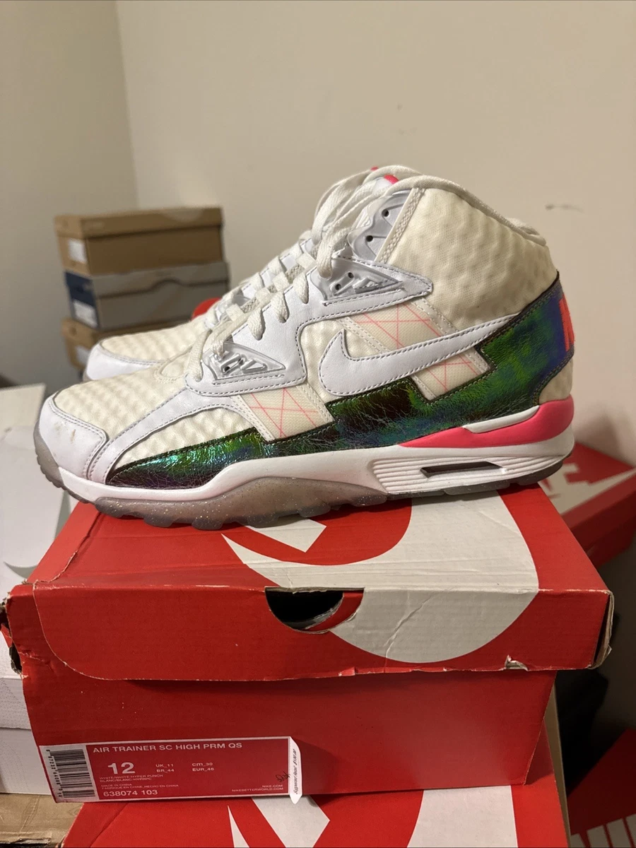 Nike Air Trainer SC PRM QS High White Hyper Punch for Sale  display picture 2
