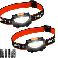 LED Stirnlampe 2 StüCk 3 Modi 140 Lumen 60 Grad Einstell