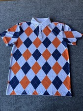 Loudmouth Polo Shirt Performance Golf Mens L Argile W/ Pin. Excellent!