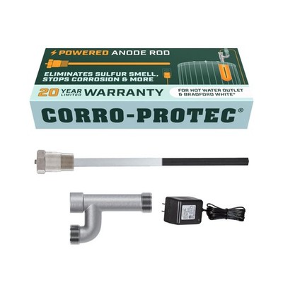 Corro-Protec Powered Anode Rod for Bradford White Water Heater and Hot Water ...