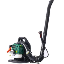 2-Stroke Backpack Leaf Blower Gas Engine 52cc 2HP 0.32 Gal with Extention Nozzle