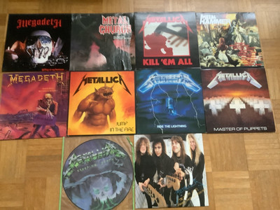 Metallica ,Megadeath und mehr zu verkaufen LPs