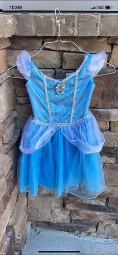 Disney Store Cinderella Princess Costume Dress Halloween Child