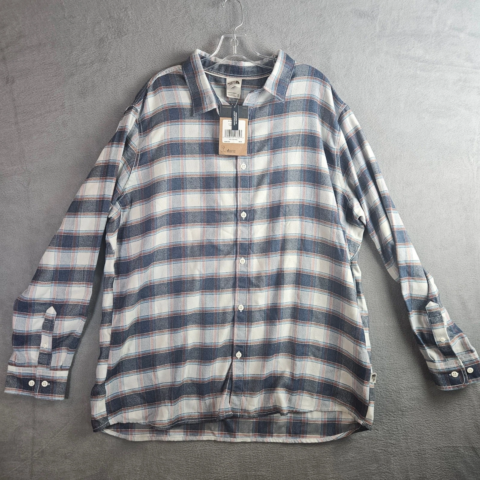 The North Face Men's Plaid Shirt Size XXL Hiking Outdoors