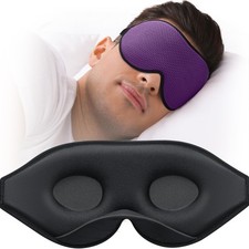 Antifaz para dormir que bloquea la luz, para personas que duermen de lado