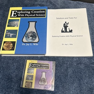 Exploring Creation With Physical Science Textbook, Solutions & Tests + cd