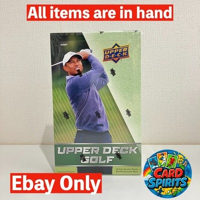 2024 UPPER DECK GOLF HOBBY BOX factory sealed in hand tiger woods