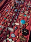 Nice Vintage gold silver costume jewelry 125 rings  Avon and other.