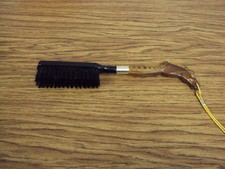 Vintage Shoe Brush Horse Head Handle